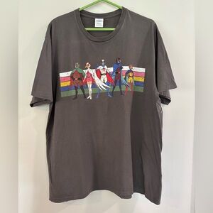 G Force Battle Of the Planets Retro Stripe Size XL T-Shirt